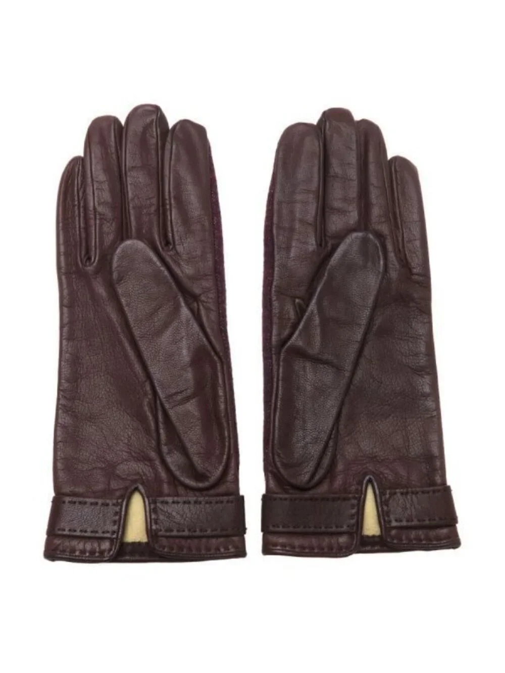Hermes Gloves Burgundy